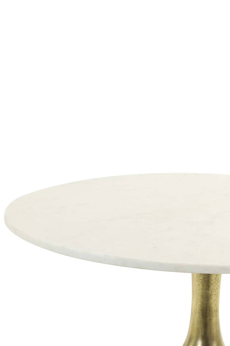 Light & Living - Salontafel RICKERD - Ø76x36cm - Wit