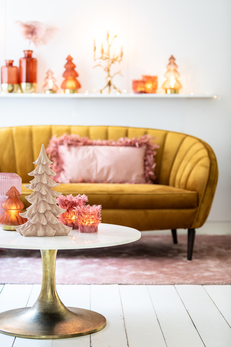 Light & Living - Salontafel RICKERD - Ø76x36cm - Wit