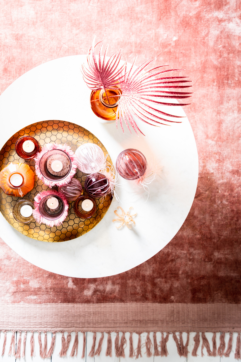 Light & Living - Salontafel RICKERD - Ø76x36cm - Wit