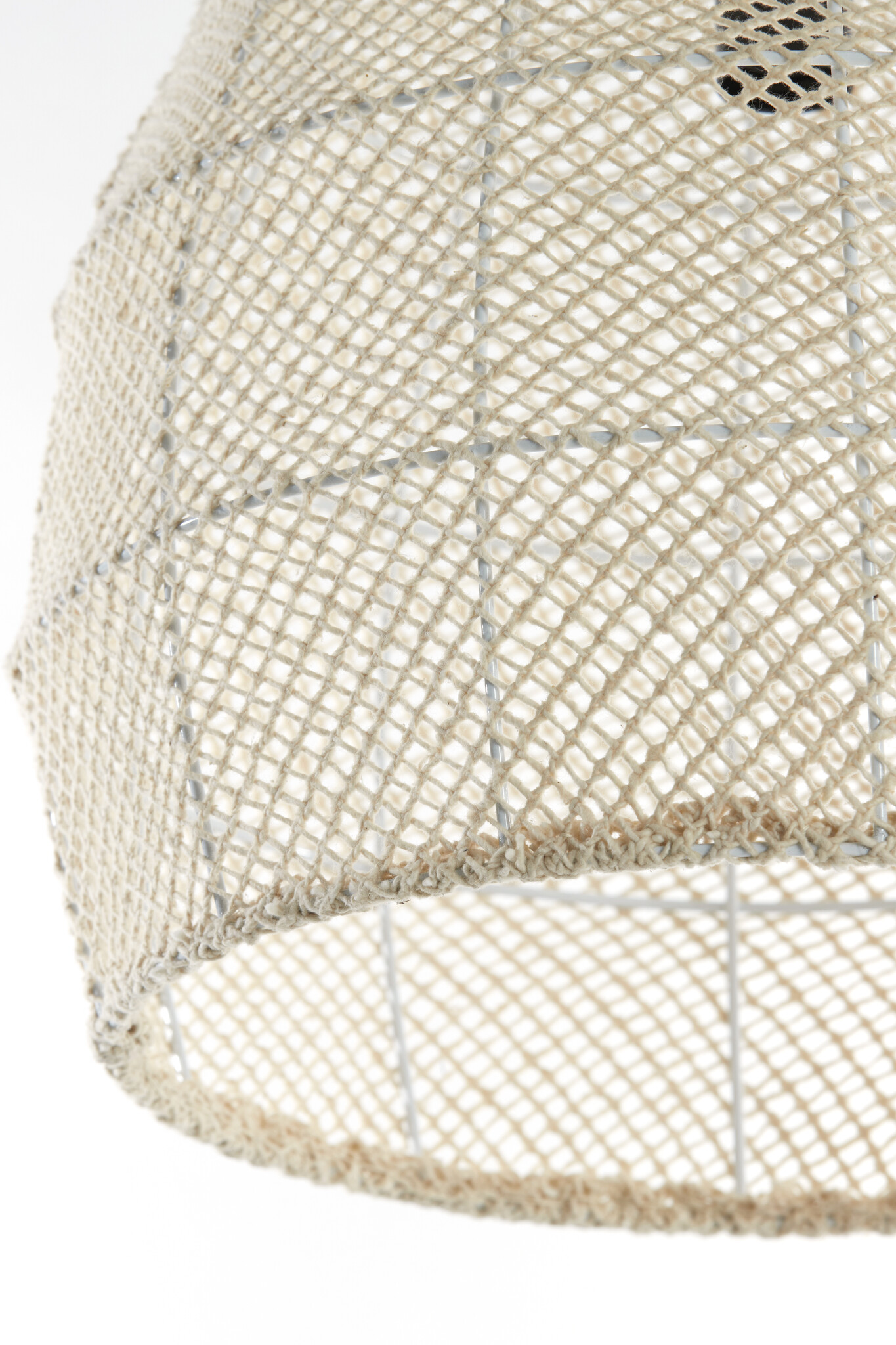 Light & Living - Hanglamp MAKASSAR - Ø42x42cm - Wit