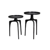 Light & Living - Bijzettafel PANO - Ø41x63cm - Brons - Set van 2