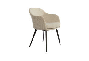 Light & Living - Eetkamerstoel LEONE - 59x58.5x82cm - Bruin - Set van 2