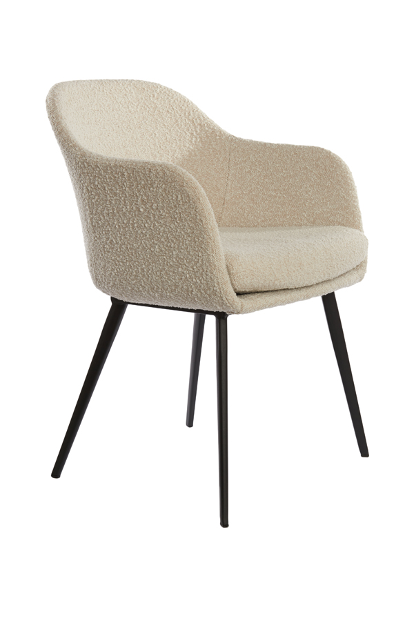 Light & Living - Eetkamerstoel LEONE - 59x58.5x82cm - Bruin - Set van 2