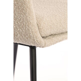 Light & Living - Eetkamerstoel LEONE - 59x58.5x82cm - Bruin - Set van 2