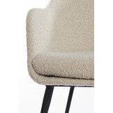 Light & Living - Eetkamerstoel LEONE - 59x58.5x82cm - Bruin - Set van 2