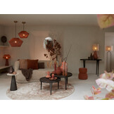 Light & Living - Salontafel TOBIAS - Ø75x44cm - Bruin - Set van 2