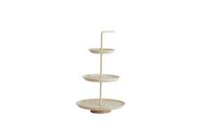 Light & Living - Etagere CAGLIO - Ø24x39cm - Bruin