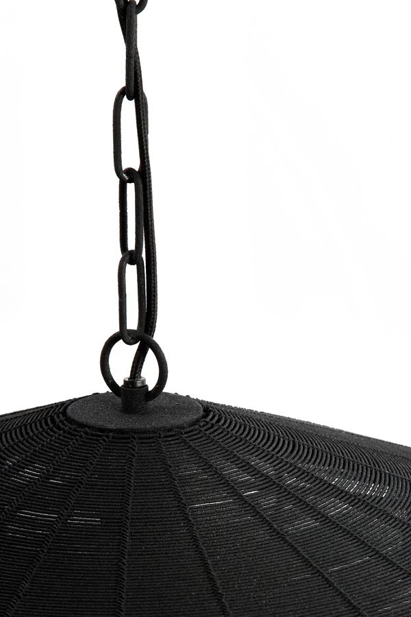 Light & Living - Hanglamp BAHOTO - Ø60x23cm - Zwart