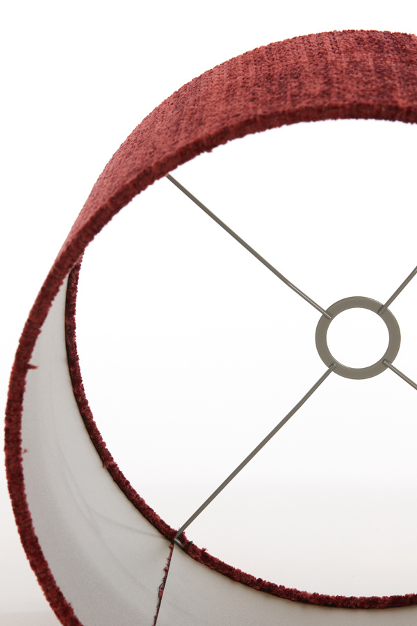 Light & Living - Lampenkap RUBY - Ø50x38cm - Rood