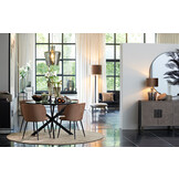 Light & Living - Windlicht MARCIO - Ø31x50cm - Zwart