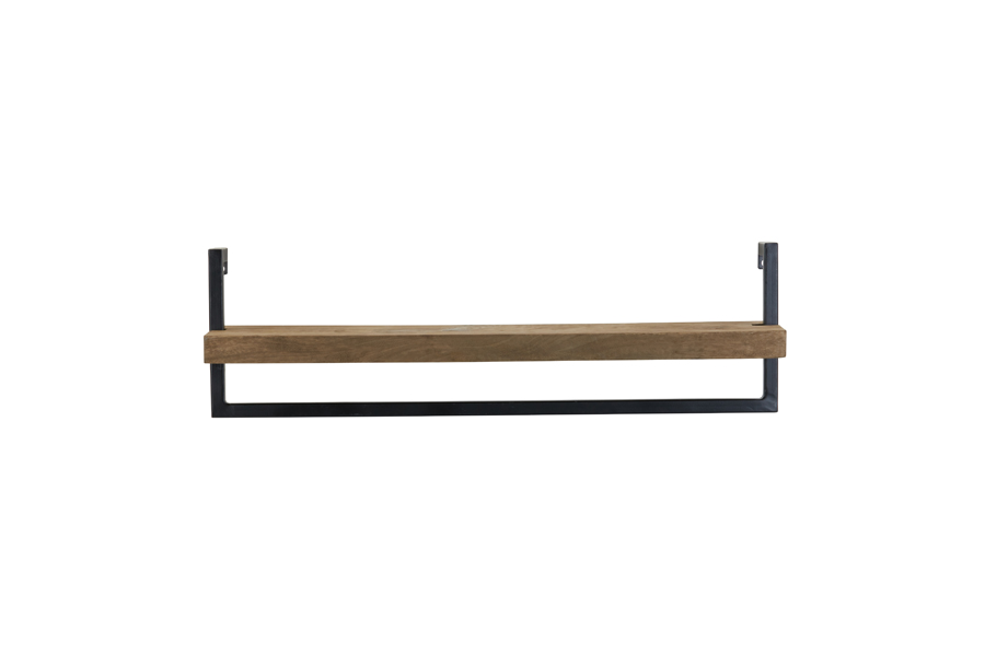 Light & Living - Wandplank MADDISON - 80x15x24cm - Bruin