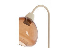 Light & Living - Tafellamp BISHO - Ø20x60cm - Bruin