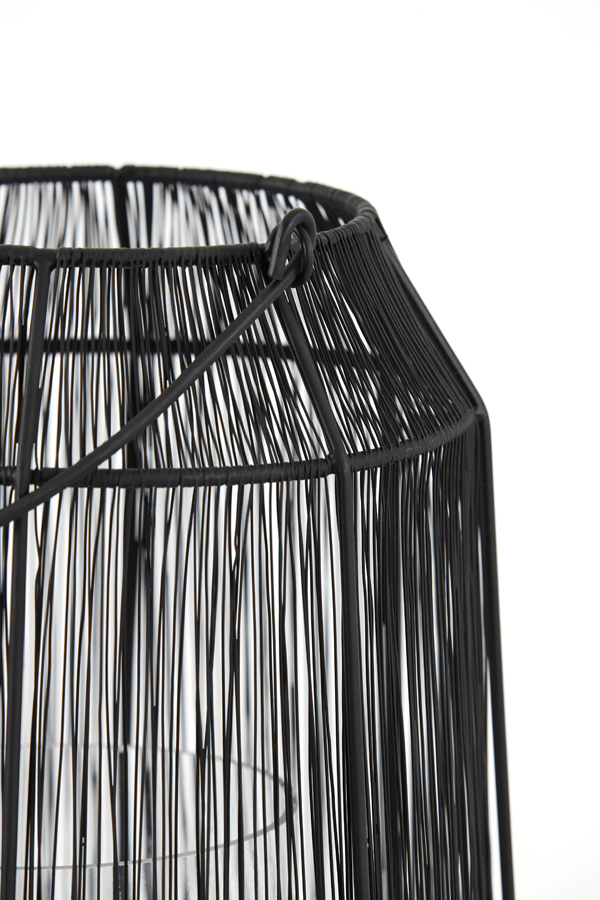 Light & Living - Windlicht ODINA - Ø28x46cm - Zwart