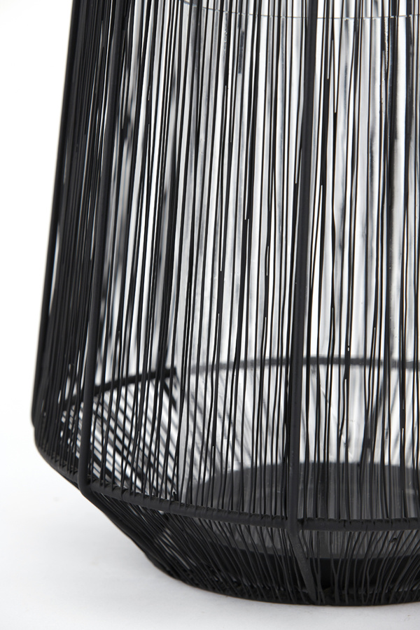 Light & Living - Windlicht ODINA - Ø28x46cm - Zwart