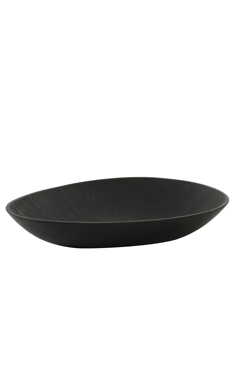 Light & Living - Schaal BENJAMIN - 35x25x5.5cm - Zwart