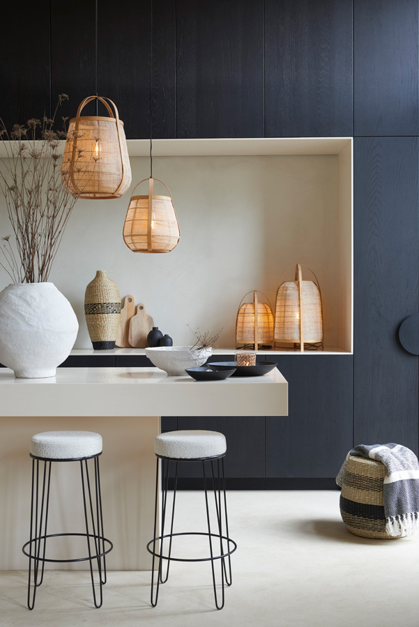 Light & Living - Schaal BENJAMIN - 35x25x5.5cm - Zwart