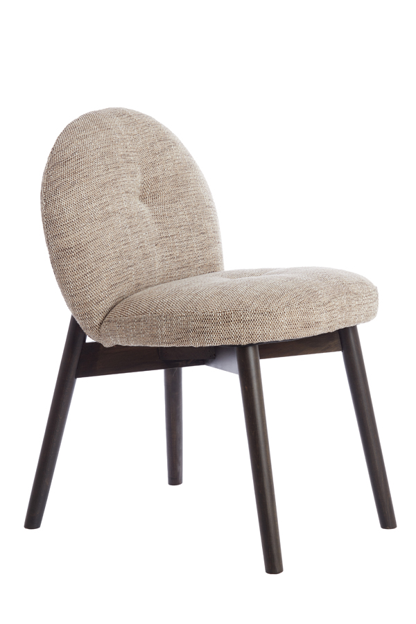 Light & Living - Eetkamerstoel SINOSA - 59x50x83cm - Bruin - Set van 2