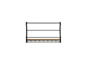 Light & Living - Wijnrek MUSCAN - 80x12x48cm - Zwart