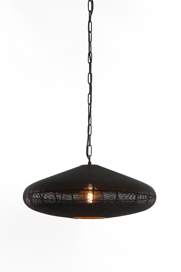 Light & Living - Hanglamp BAHOTO - Ø51x20cm - Zwart