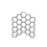 Light & Living - Wijnrek SALBRIS - 48x18x52cm - Zwart