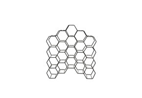 Light & Living - Wijnrek SALBRIS - 48x18x52cm - Zwart