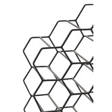 Light & Living - Wijnrek SALBRIS - 48x18x52cm - Zwart