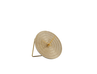 Light & Living - Klok BOJANO - 15.5x2x15.5cm - Goud