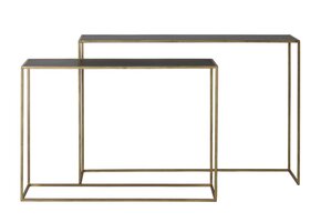 Light & Living - Side BOCA - 120x25x80cm - Goud - Set van 2