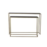 Light & Living - Side BOCA - 120x25x80cm - Goud - Set van 2