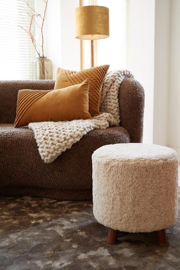 Light & Living - Bank AMELIE - 175x85x82cm - Bruin