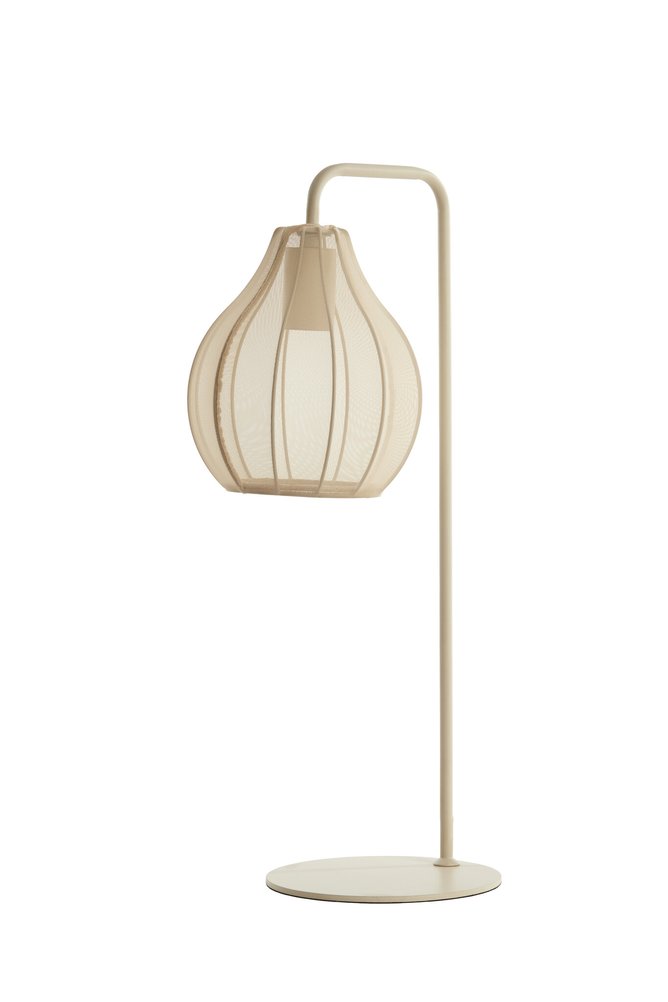 Light & Living - Tafellamp ELATI - Ø20x60.5cm - Beige