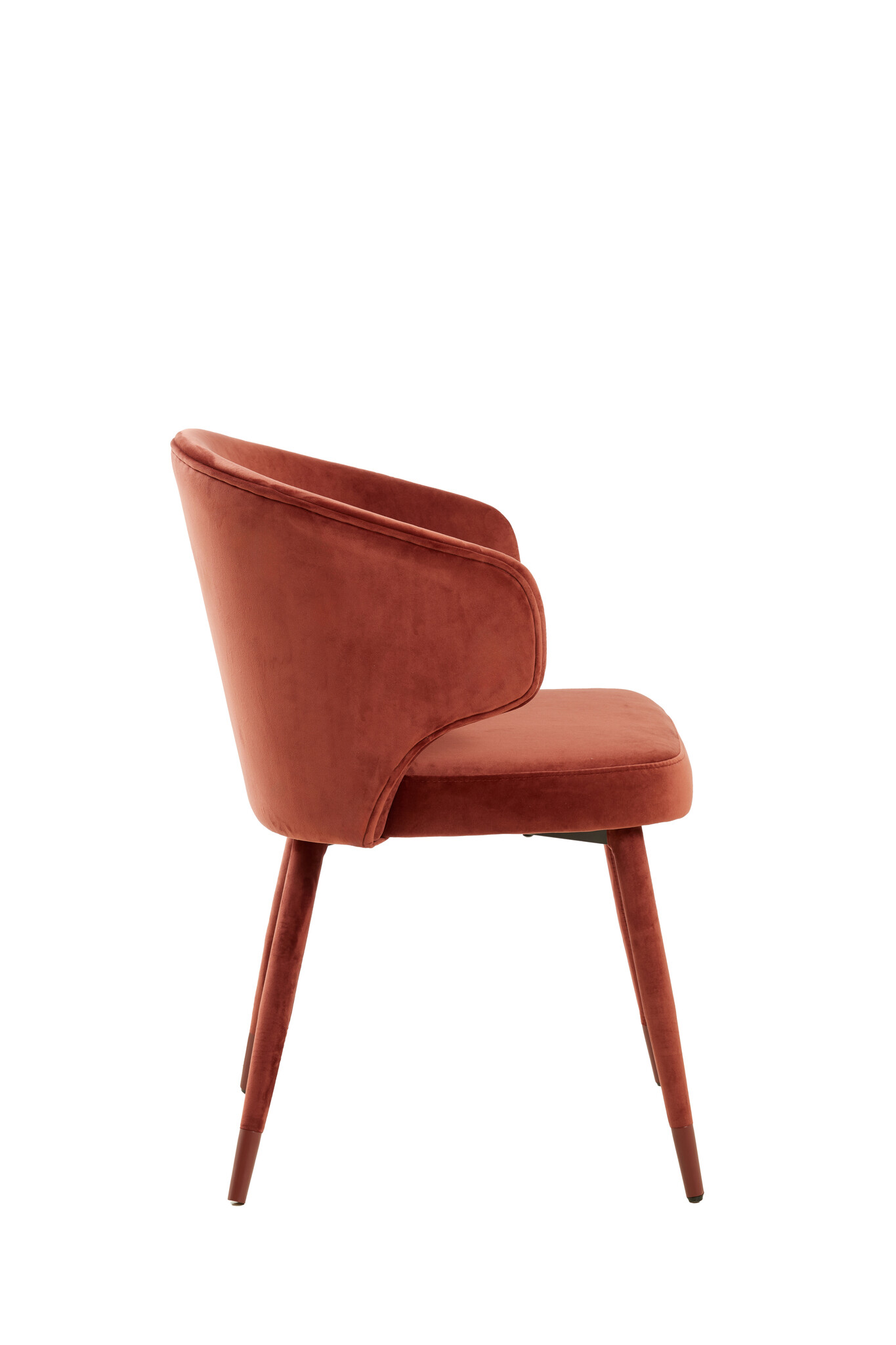 Light & Living - Eetkamerstoel KOSAKA - 79x57x52cm - Rood - Set van 2