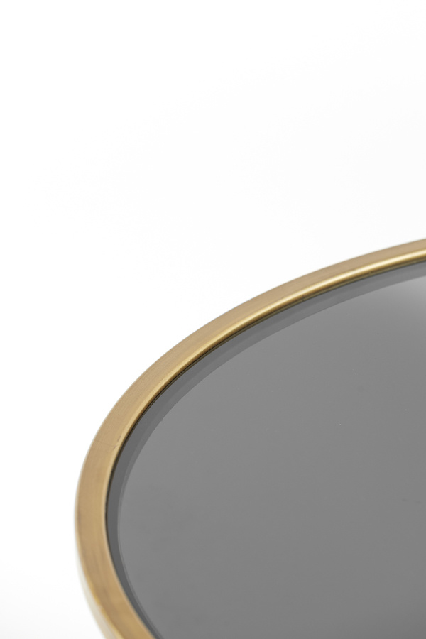 Light & Living - Salontafel DUARTE - Ø75x44cm - Goud - Set van 2