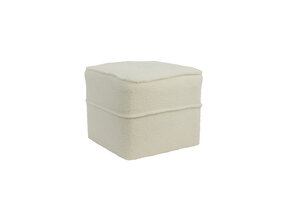 Light & Living - Poef KIKI - Ø40x35cm - Wit