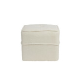 Light & Living - Poef KIKI - Ø40x35cm - Wit