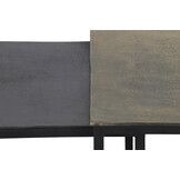 Light & Living - Salontafel KUMALU - 120x60x45cm - Brons - Set van 3