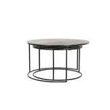 Light & Living - Salontafel PRIMO - Ø76x41cm - Brons - Set van 2