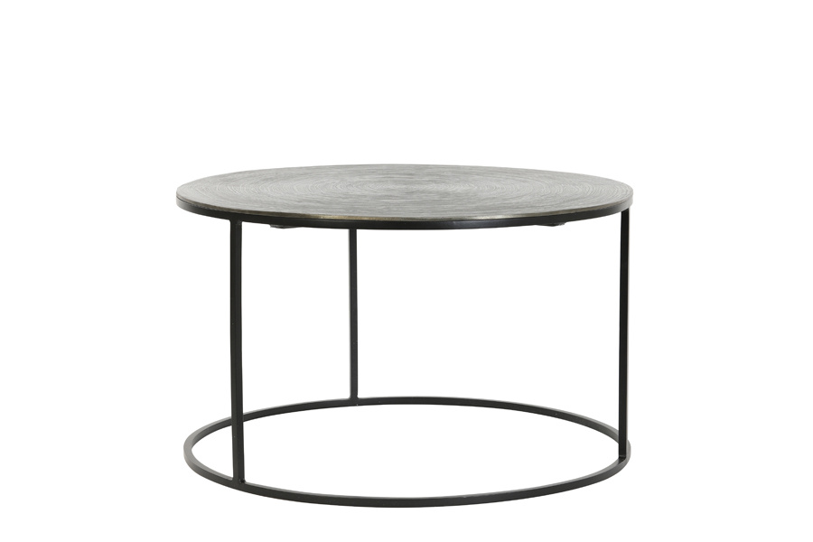 Light & Living - Salontafel PRIMO - Ø76x41cm - Brons - Set van 2