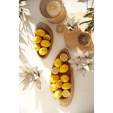 Light & Living - Schaal FAFE - 30x15x4cm - Bruin