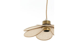 Light & Living - Hanglamp FYANO - Ø30.5x9cm - Bruin