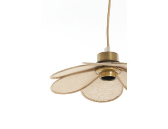 Light & Living - Hanglamp FYANO - Ø30.5x9cm - Bruin