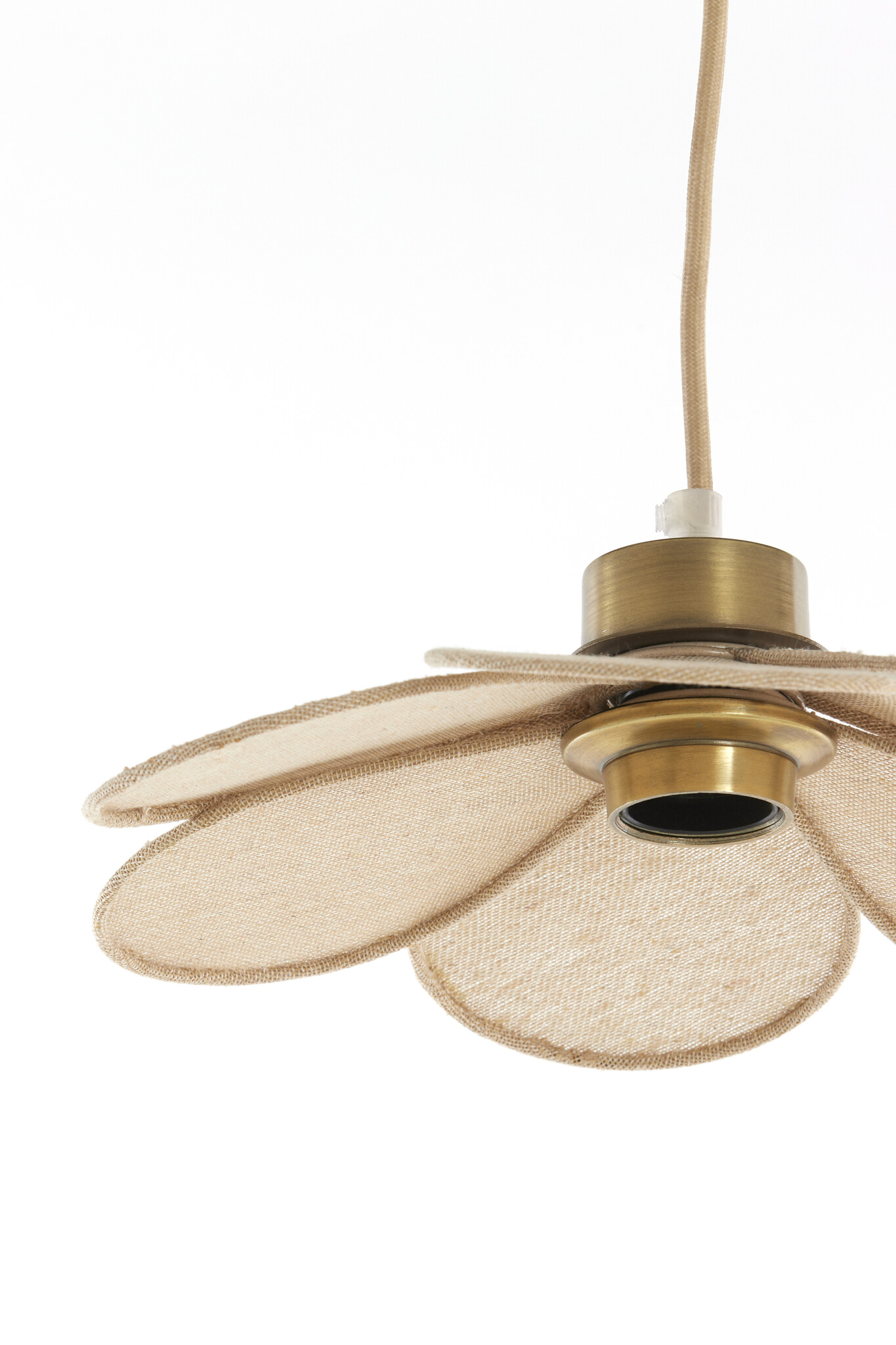 Light & Living - Hanglamp FYANO - Ø30.5x9cm - Bruin