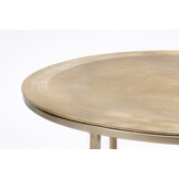 Light & Living - Salontafel TALCA - Ø75x45cm - Goud - Set van 2