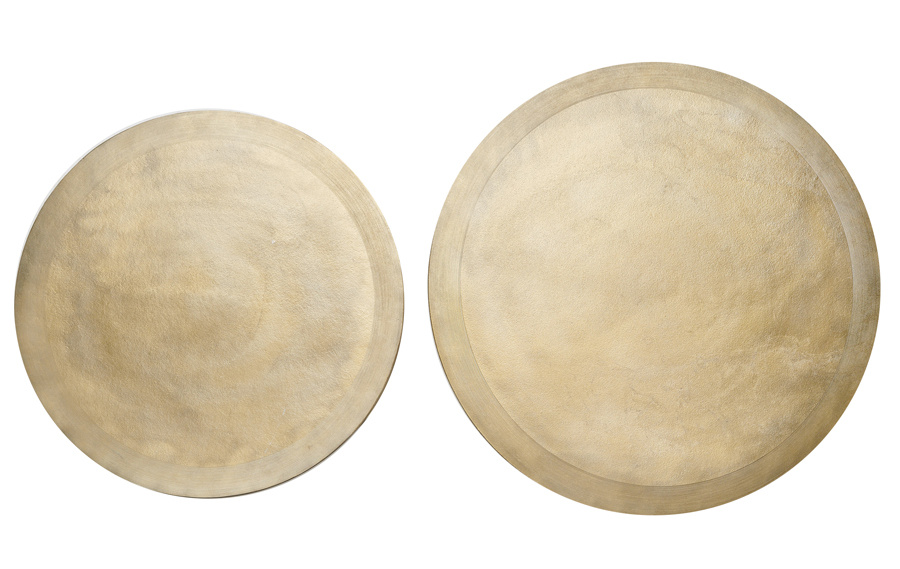 Light & Living - Salontafel TALCA - Ø75x45cm - Goud - Set van 2