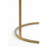 Light & Living - Bijzettafel DUARTE - Ø50x52cm - Goud - Set van 2