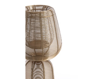 Light & Living - Windlicht FELLINI - Ø18x41.5cm - Goud