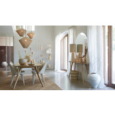 Light & Living - Hanglamp FELIDA - Ø53x37cm - Bruin
