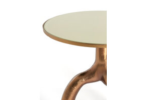 Light & Living - Bijzettafel MELLO - Ø50.5x45.5cm - Bruin