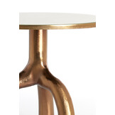 Light & Living - Bijzettafel MELLO - Ø50.5x45.5cm - Bruin