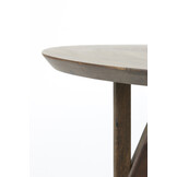 Light & Living - Eettafel QUENZA - Ø120x76cm - Bruin
